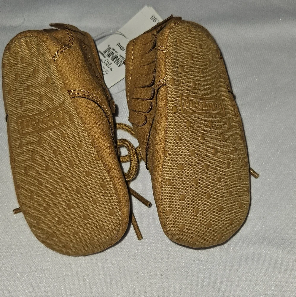 GAP Kids Moccasins with Fringe - Brown